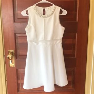 White formal dress